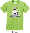 Kids Yoga Tee At Peace Buddha Youth T-shirt