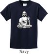 Kids Yoga Tee At Peace Buddha Youth T-shirt