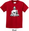 Kids Yoga Tee At Peace Buddha Youth T-shirt
