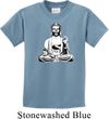 Kids Yoga Tee At Peace Buddha Youth T-shirt