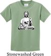 Kids Yoga Tee At Peace Buddha Youth T-shirt