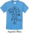 Kids Yoga Tee Black Sketch Ganesha Youth Shirt