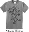 Kids Yoga Tee Black Sketch Ganesha Youth Shirt