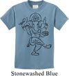 Kids Yoga Tee Black Sketch Ganesha Youth Shirt