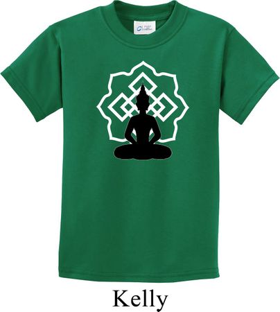 Kids Yoga Tee Buddha Lotus Pose Youth T-shirt