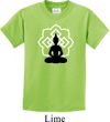 Kids Yoga Tee Buddha Lotus Pose Youth T-shirt