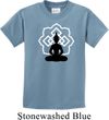 Kids Yoga Tee Buddha Lotus Pose Youth T-shirt
