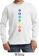 Kids Yoga Tee Diamond Chakras Youth Long Sleeve