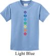 Kids Yoga Tee Diamond Chakras Youth T-shirt