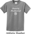 Kids Yoga Tee Heavily Meditated with OM Youth T-shirt