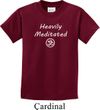 Kids Yoga Tee Heavily Meditated with OM Youth T-shirt