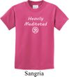 Kids Yoga Tee Heavily Meditated with OM Youth T-shirt