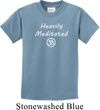 Kids Yoga Tee Heavily Meditated with OM Youth T-shirt