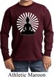 Kids Yoga Tee Meditating Buddha Youth Long Sleeve Shirt