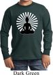 Kids Yoga Tee Meditating Buddha Youth Long Sleeve Shirt