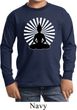 Kids Yoga Tee Meditating Buddha Youth Long Sleeve Shirt