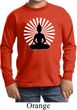 Kids Yoga Tee Meditating Buddha Youth Long Sleeve Shirt