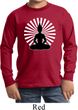 Kids Yoga Tee Meditating Buddha Youth Long Sleeve Shirt