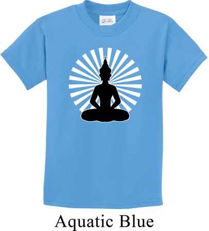 Kids Yoga Tee Meditating Buddha Youth T-shirt