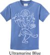 Kids Yoga Tee Sketch Ganesha White Print Youth Shirt