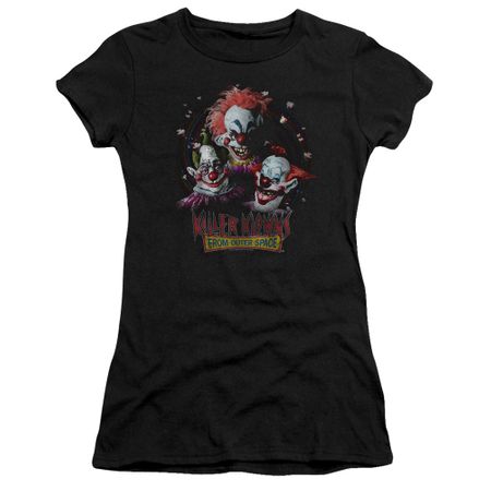 Killer Klowns From Outer Space Juniors Shirt Killer Klowns Black T-Shirt
