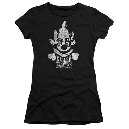 Killer Klowns From Outer Space Juniors Shirt Kreepy Black T-Shirt