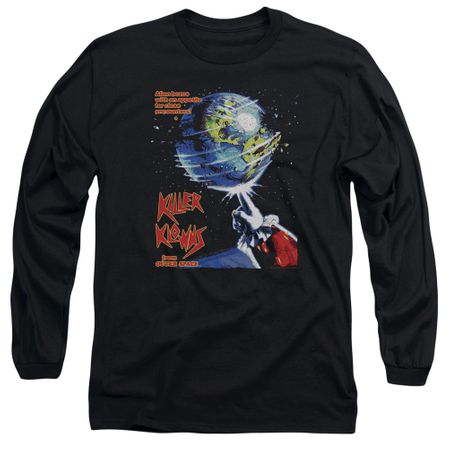 Killer Klowns From Outer Space Long Sleeve Shirt Invaders Black Tee T-Shirt