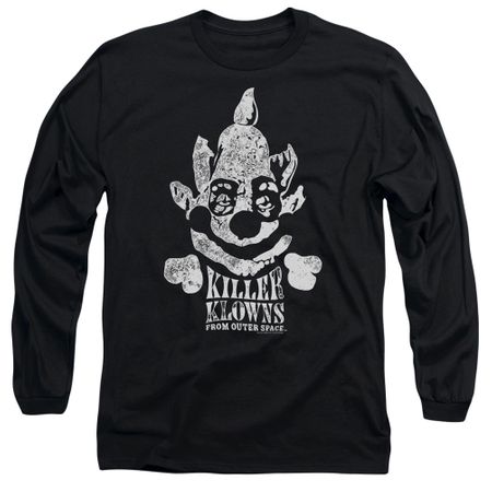 Killer Klowns From Outer Space Long Sleeve Shirt Kreepy Black Tee T-Shirt