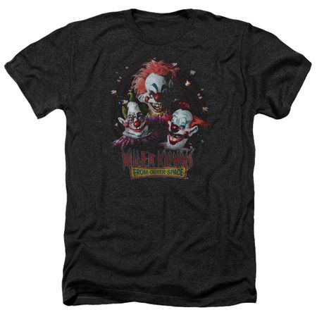 Killer Klowns From Outer Space Shirt Killer Klowns Heather Black T-Shirt