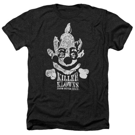 Killer Klowns From Outer Space Shirt Kreepy Heather Black T-Shirt