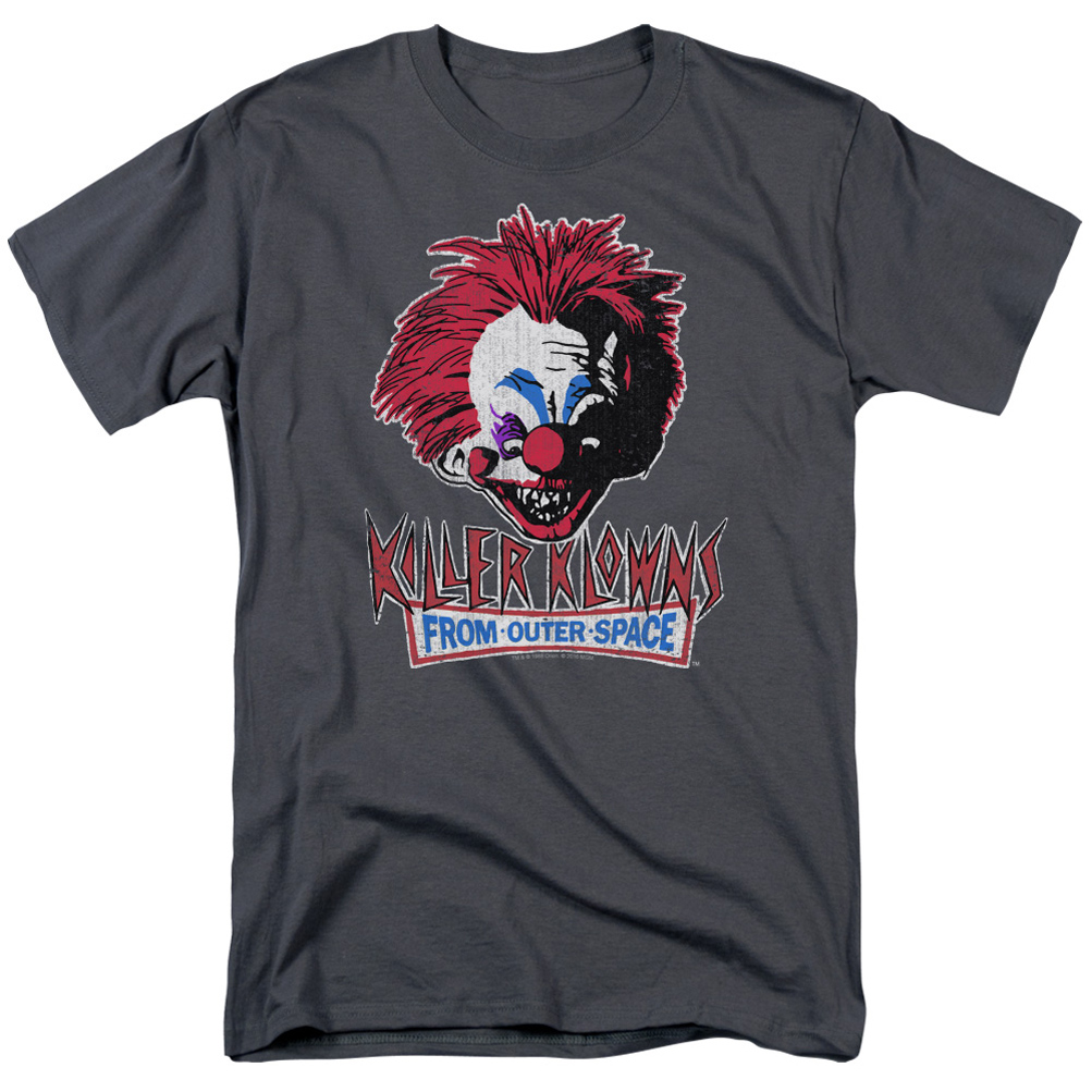 Killer Klowns From Outer Space Rough Clown T-Shirt - Black, Unisex - View #5