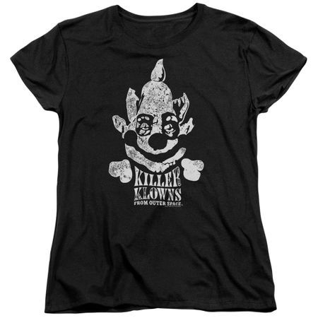Killer Klowns From Outer Space Womens Shirt Kreepy Black T-Shirt