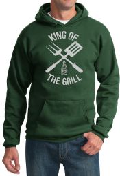 King Of The Grill Hoodie Sweatshirt Barbecue Utensils Adult Hoody King Of The Grill Hoodie Sweatshirt Barbecue Utensils Adult Hoody