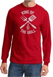 King Of The Grill Long Sleeve Shirt Barbecue Utensils Adult Shirt King Of The Grill Long Sleeve Shirt Barbecue Utensils Adult Shirt