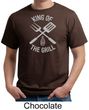 King Of The Grill Organic T-shirt Barbecue Utensils Adult Tee Shirt