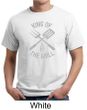 King Of The Grill Organic T-shirt Barbecue Utensils Adult Tee Shirt