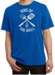King Of The Grill Pigment Dyed T-shirt Barbecue Utensils Adult Tee