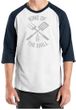 King Of The Grill Raglan Shirt Barbecue Utensils Adult Shirt