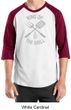 King Of The Grill Raglan Shirt Barbecue Utensils Adult Shirt