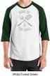 King Of The Grill Raglan Shirt Barbecue Utensils Adult Shirt