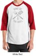 King Of The Grill Raglan Shirt Barbecue Utensils Adult Shirt