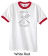 King Of The Grill Ringer Shirt Barbecue Utensils Adult Shirt