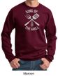 King Of The Grill Sweatshirt Barbecue Utensils Adult Sweat Shirt