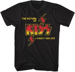 The Return of KISS "Dynasty Tour 1979" T-shirt - Black The Return of KISS "Dynasty Tour 1979" T-shirt - Black