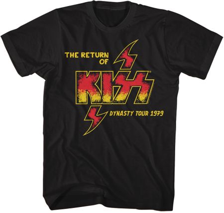 The Return of KISS "Dynasty Tour 1979" T-shirt - Black