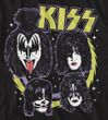 KISS Spike Circles Band T-shirt - Black
