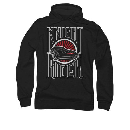 Knight Rider Hoodie Logo Black Sweatshirt Hoody