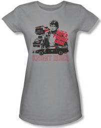 Knight Rider Juniors T-shirt Super Pursuit Mode Silver Tee Shirt Knight Rider Juniors T-shirt Super Pursuit Mode Silver Tee Shirt