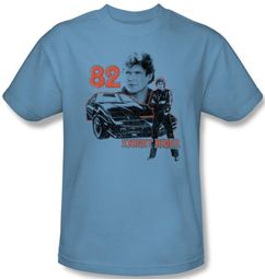 Knight Rider T-shirt 1982 Classic Adult Carolina Blue Tee Shirt Knight Rider T-shirt 1982 Classic Adult Carolina Blue Tee Shirt