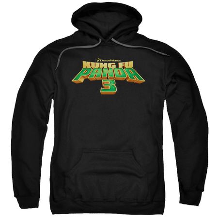 Kung Fu Panda 3 Hoodie Movie Logo Black Sweatshirt Hoody